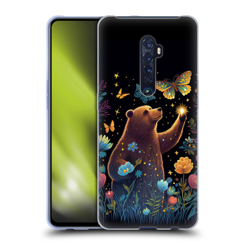 JK Stewart Art Bear Reaching Up Soft Gel Case for OPPO Reno 2