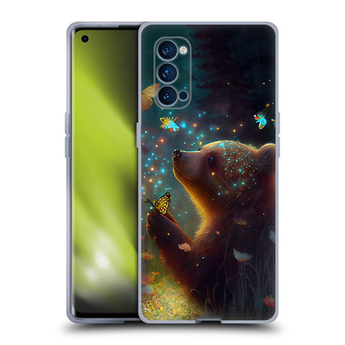 JK Stewart Art Bear Soft Gel Case for OPPO Reno 4 Pro 5G