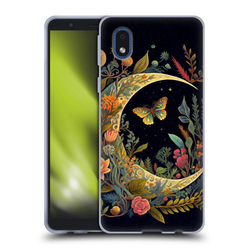 JK Stewart Art Crescent Moon Soft Gel Case for Samsung Galaxy A01 Core (2020)