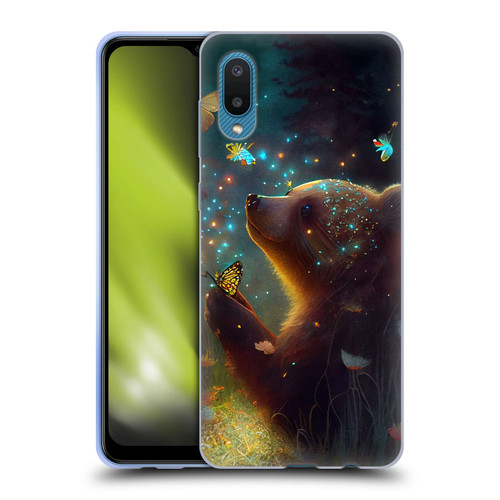 JK Stewart Art Bear Soft Gel Case for Samsung Galaxy A02/M02 (2021)