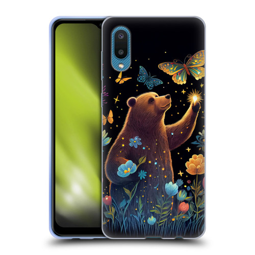 JK Stewart Art Bear Reaching Up Soft Gel Case for Samsung Galaxy A02/M02 (2021)