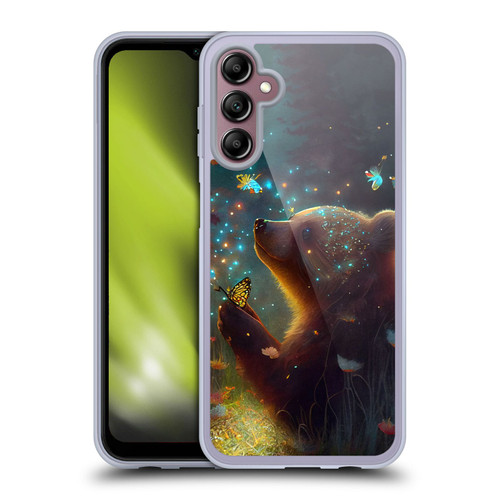 JK Stewart Art Bear Soft Gel Case for Samsung Galaxy A14 5G