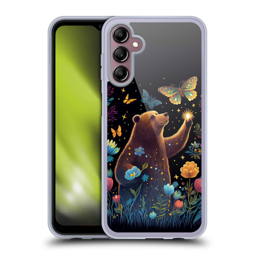 JK Stewart Art Bear Reaching Up Soft Gel Case for Samsung Galaxy A14 5G