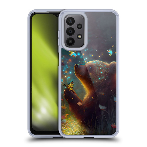 JK Stewart Art Bear Soft Gel Case for Samsung Galaxy A23 / 5G (2022)
