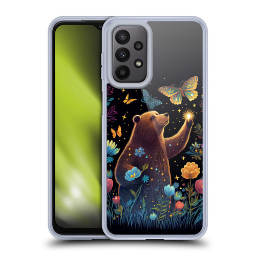 JK Stewart Art Bear Reaching Up Soft Gel Case for Samsung Galaxy A23 / 5G (2022)