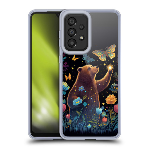 JK Stewart Art Bear Reaching Up Soft Gel Case for Samsung Galaxy A33 5G (2022)