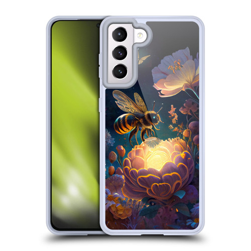 JK Stewart Art Bee Soft Gel Case for Samsung Galaxy S21 5G