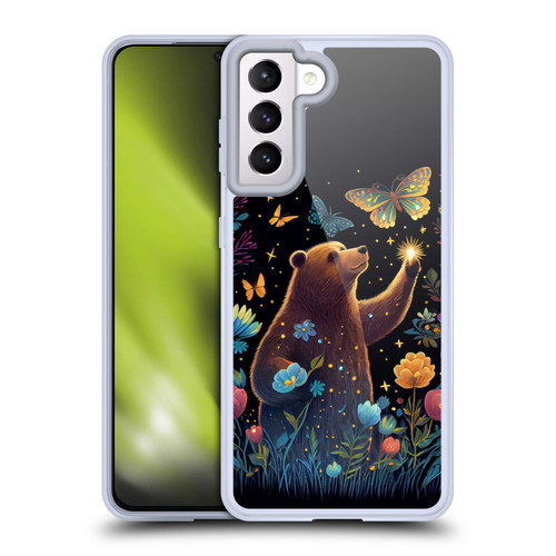 JK Stewart Art Bear Reaching Up Soft Gel Case for Samsung Galaxy S21 5G