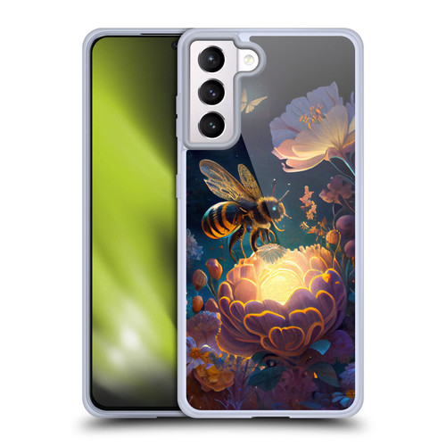 JK Stewart Art Bee Soft Gel Case for Samsung Galaxy S21+ 5G