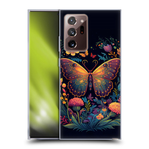 JK Stewart Art Butterfly In Night Garden Soft Gel Case for Samsung Galaxy Note20 Ultra / 5G