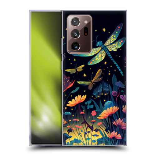 JK Stewart Art Dragonflies In Night Garden Soft Gel Case for Samsung Galaxy Note20 Ultra / 5G