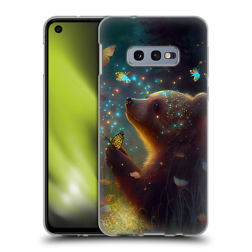 JK Stewart Art Bear Soft Gel Case for Samsung Galaxy S10e