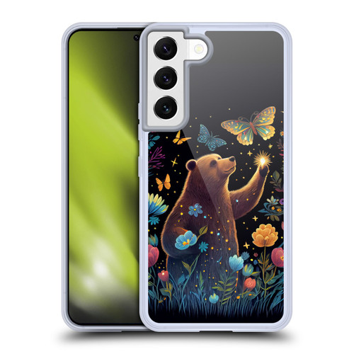 JK Stewart Art Bear Reaching Up Soft Gel Case for Samsung Galaxy S22 5G