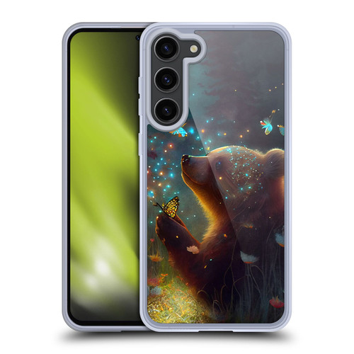 JK Stewart Art Bear Soft Gel Case for Samsung Galaxy S23+ 5G