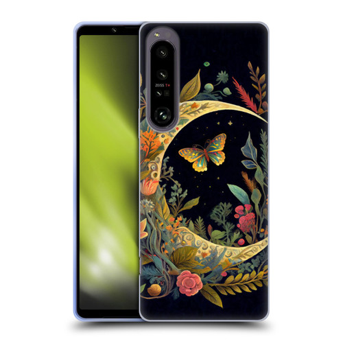 JK Stewart Art Crescent Moon Soft Gel Case for Sony Xperia 1 IV