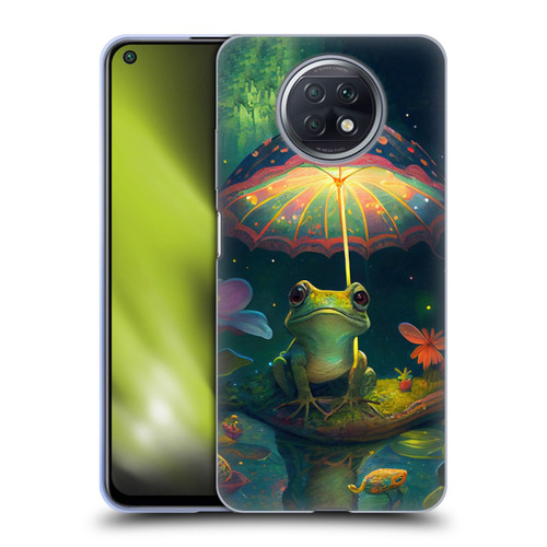JK Stewart Art Frog With Umbrella Soft Gel Case for Xiaomi Redmi Note 9T 5G