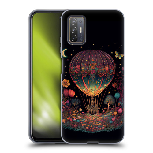 JK Stewart Graphics Hot Air Balloon Garden Soft Gel Case for HTC Desire 21 Pro 5G