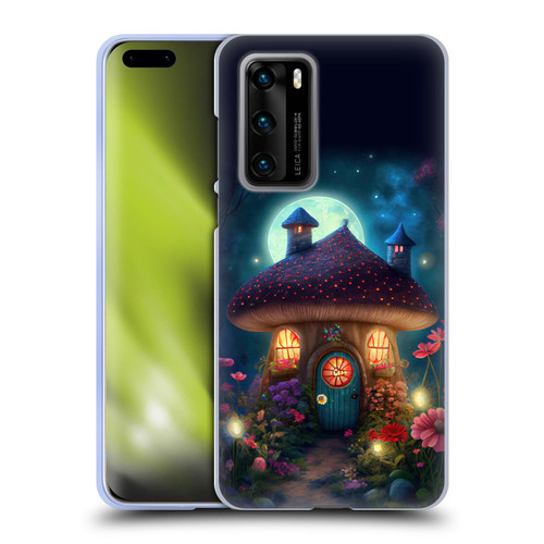 JK Stewart Graphics Mushroom House Soft Gel Case for Huawei P40 5G