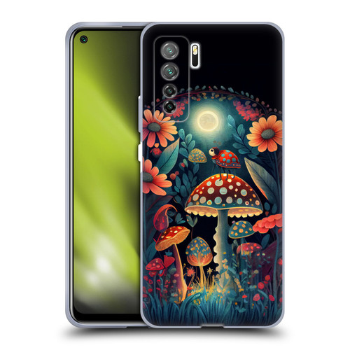 JK Stewart Graphics Ladybug On Mushroom Soft Gel Case for Huawei Nova 7 SE/P40 Lite 5G