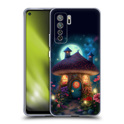 JK Stewart Graphics Mushroom House Soft Gel Case for Huawei Nova 7 SE/P40 Lite 5G