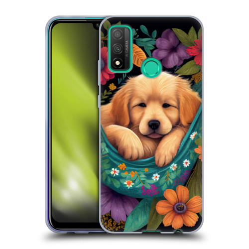 JK Stewart Graphics Golden Retriever In Hammock Soft Gel Case for Huawei P Smart (2020)