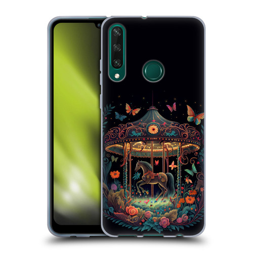 JK Stewart Graphics Carousel Dark Knight Garden Soft Gel Case for Huawei Y6p