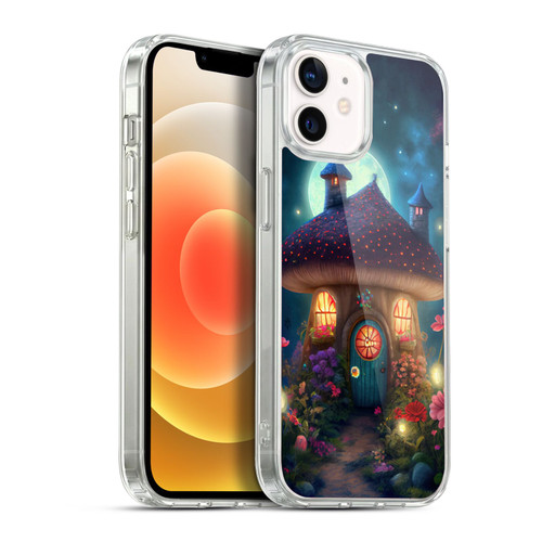 JK Stewart Graphics Mushroom House Soft Gel Case for Apple iPhone 12 / iPhone 12 Pro & MagSafe