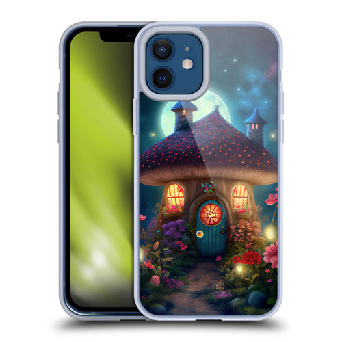 JK Stewart Graphics Mushroom House Soft Gel Case for Apple iPhone 12 / iPhone 12 Pro