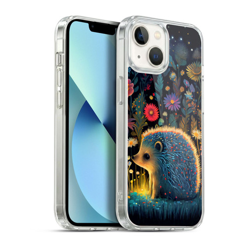 JK Stewart Graphics Little Hedgehog Soft Gel Case for Apple iPhone 13