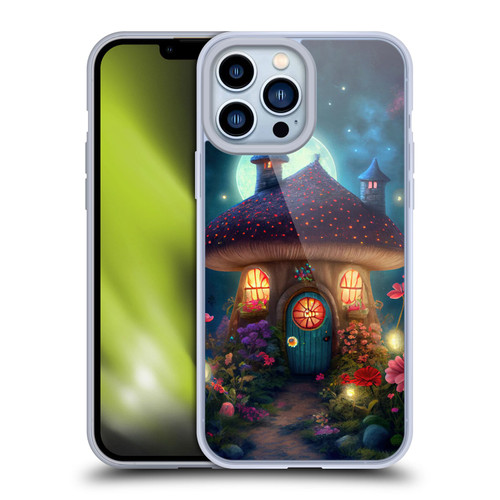 JK Stewart Graphics Mushroom House Soft Gel Case for Apple iPhone 13 Pro Max