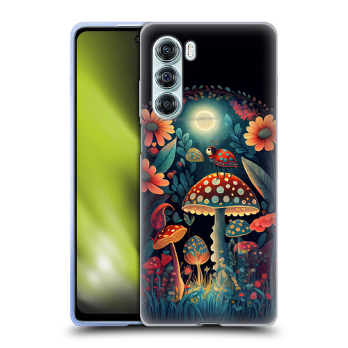 JK Stewart Graphics Ladybug On Mushroom Soft Gel Case for Motorola Edge S30 / Moto G200 5G