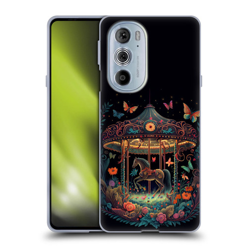 JK Stewart Graphics Carousel Dark Knight Garden Soft Gel Case for Motorola Edge X30