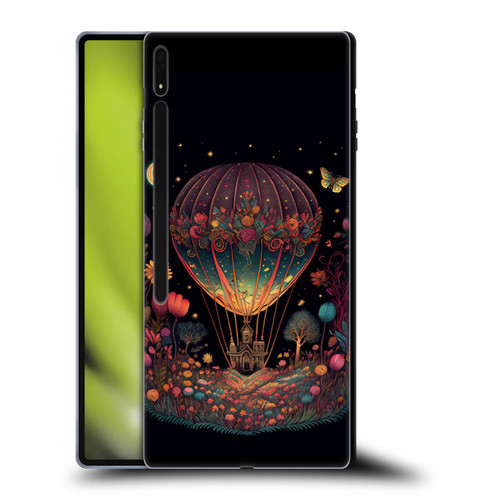 JK Stewart Graphics Hot Air Balloon Garden Soft Gel Case for Samsung Galaxy Tab S8 Ultra