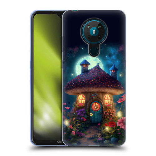 JK Stewart Graphics Mushroom House Soft Gel Case for Nokia 5.3