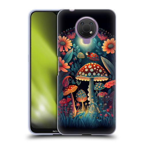 JK Stewart Graphics Ladybug On Mushroom Soft Gel Case for Nokia G10