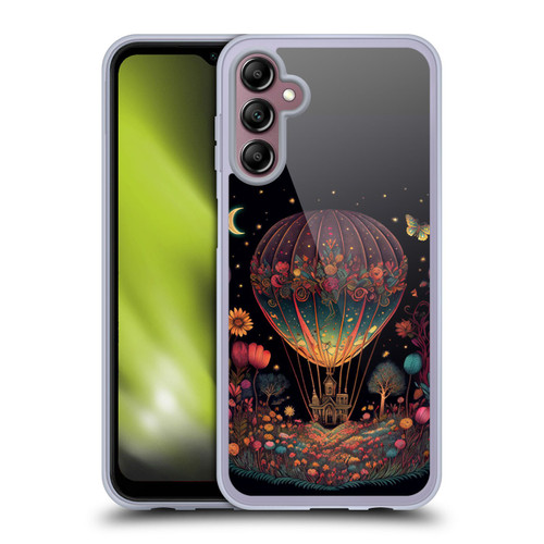 JK Stewart Graphics Hot Air Balloon Garden Soft Gel Case for Samsung Galaxy A14 5G