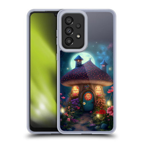 JK Stewart Graphics Mushroom House Soft Gel Case for Samsung Galaxy A33 5G (2022)