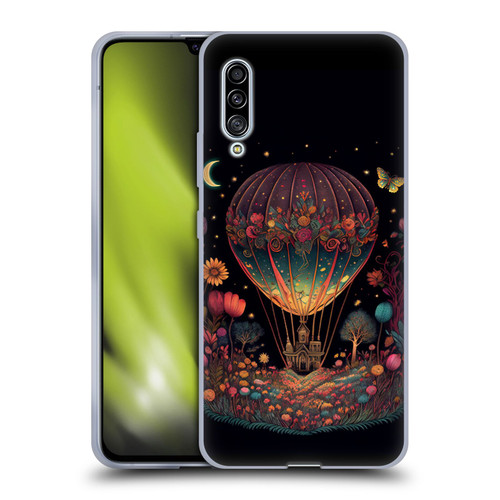 JK Stewart Graphics Hot Air Balloon Garden Soft Gel Case for Samsung Galaxy A90 5G (2019)