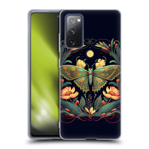 JK Stewart Graphics Lunar Moth Night Garden Soft Gel Case for Samsung Galaxy S20 FE / 5G