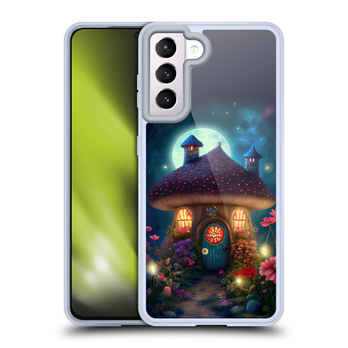JK Stewart Graphics Mushroom House Soft Gel Case for Samsung Galaxy S21 5G