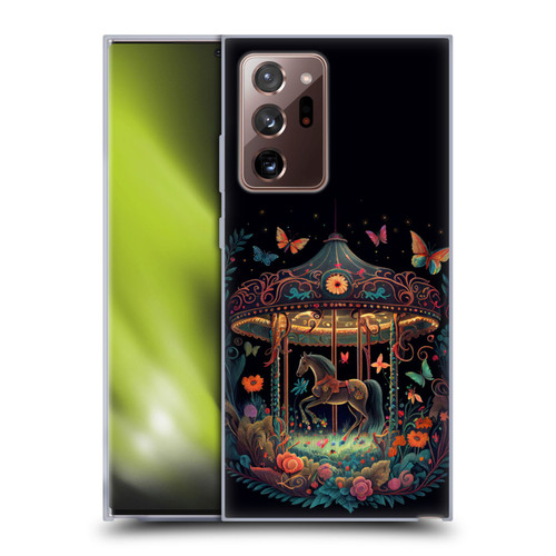 JK Stewart Graphics Carousel Dark Knight Garden Soft Gel Case for Samsung Galaxy Note20 Ultra / 5G