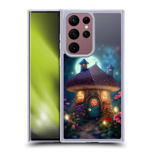 JK Stewart Graphics Mushroom House Soft Gel Case for Samsung Galaxy S22 Ultra 5G