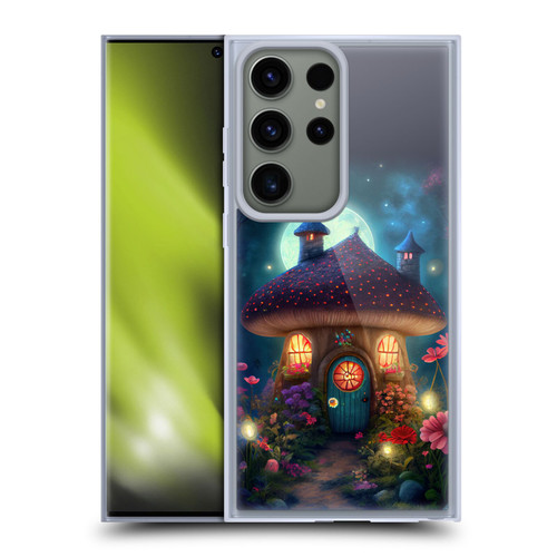 JK Stewart Graphics Mushroom House Soft Gel Case for Samsung Galaxy S23 Ultra 5G