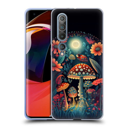 JK Stewart Graphics Ladybug On Mushroom Soft Gel Case for Xiaomi Mi 10 5G / Mi 10 Pro 5G