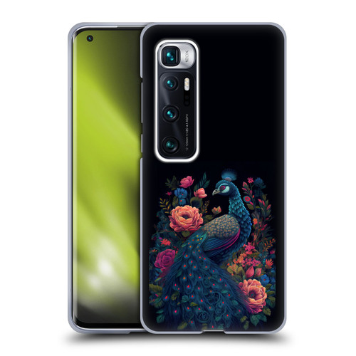 JK Stewart Graphics Peacock In Night Garden Soft Gel Case for Xiaomi Mi 10 Ultra 5G