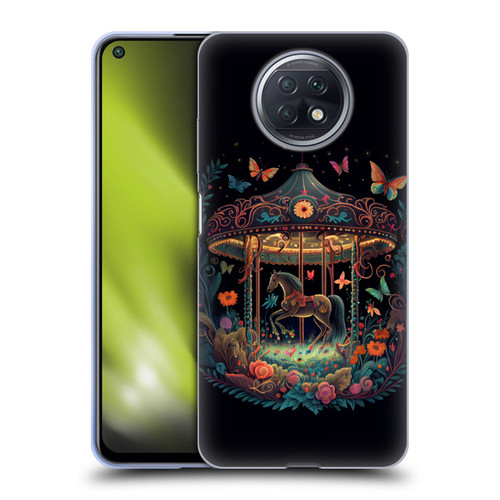 JK Stewart Graphics Carousel Dark Knight Garden Soft Gel Case for Xiaomi Redmi Note 9T 5G