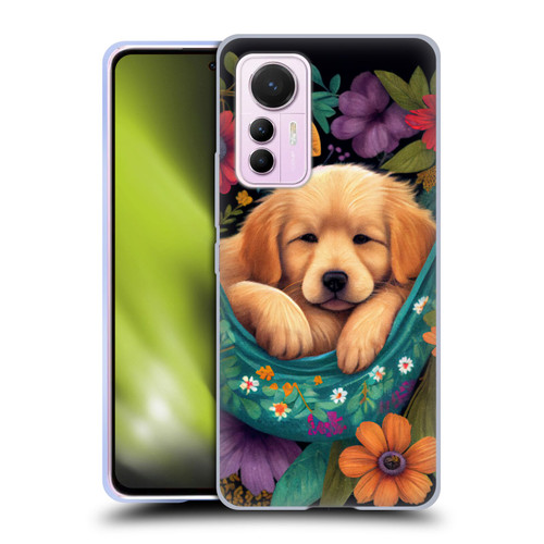 JK Stewart Graphics Golden Retriever In Hammock Soft Gel Case for Xiaomi 12 Lite