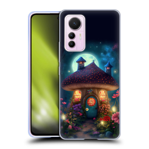 JK Stewart Graphics Mushroom House Soft Gel Case for Xiaomi 12 Lite