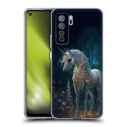 JK Stewart Key Art Unicorn Soft Gel Case for Huawei Nova 7 SE/P40 Lite 5G