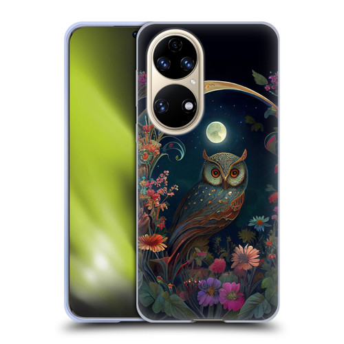 JK Stewart Key Art Owl Soft Gel Case for Huawei P50